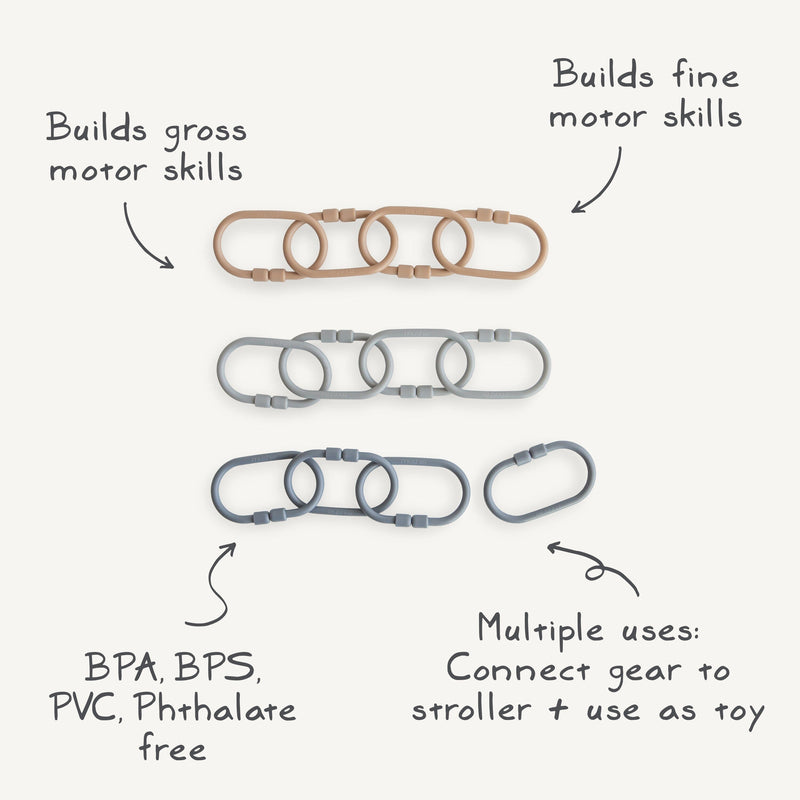 Mushie Chain Link Rings