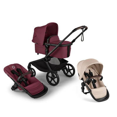 Bugaboo Kangaroo Complete Stroller + Bugaboo Kangaroo Sibling Seat Twin Bundle