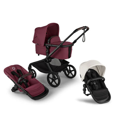 Bugaboo Kangaroo Complete Stroller + Bugaboo Kangaroo Sibling Seat Twin Bundle