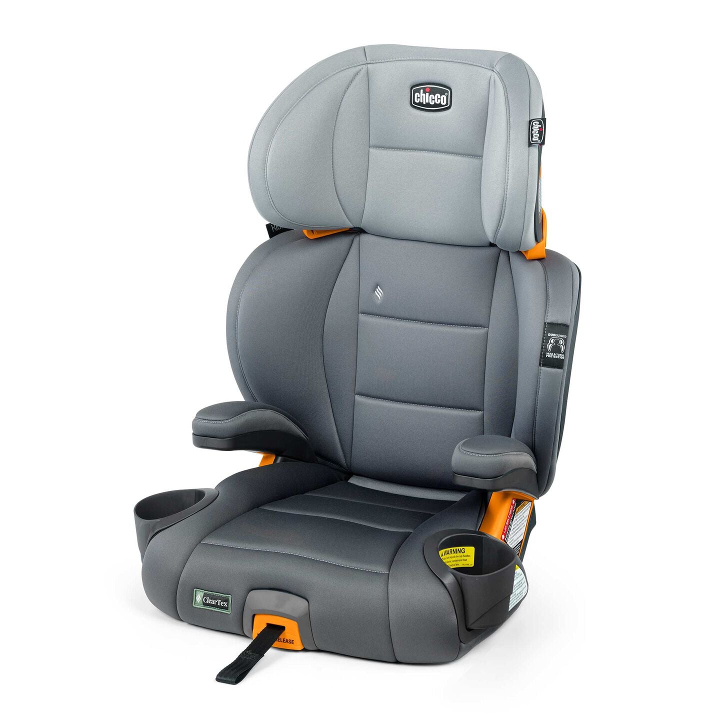 Chicco KidFit ClearTex Plus 2-in-1 Belt-Positioning Booster Car Seat- Strolleria