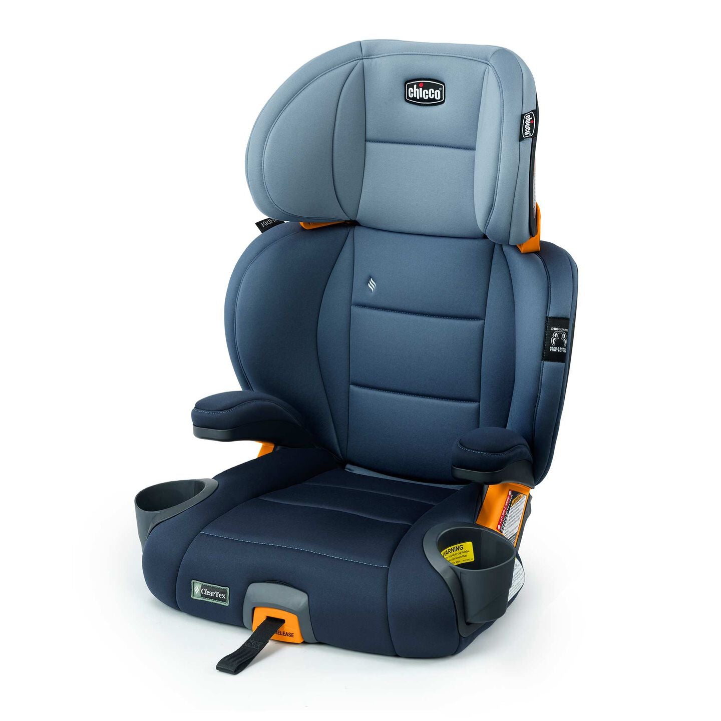 Chicco KidFit ClearTex Plus 2-in-1 Belt-Positioning Booster Car Seat- Strolleria