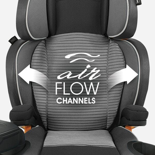 Chicco KidFit Zip Air Plus 2-in-1 Belt Positioning Booster Car Seat - Q Collection- Strolleria