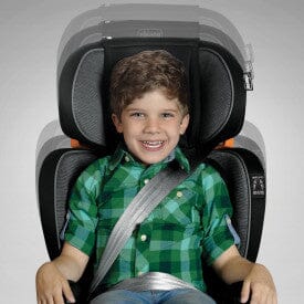 Chicco KidFit Zip Air Plus 2-in-1 Belt Positioning Booster Car Seat - Q Collection- Strolleria