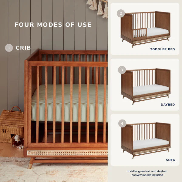 Maxi Cosi Everheart 4-in-1 Convertible Crib with Toddler Bed/Daybed Conversion Kit- Strolleria