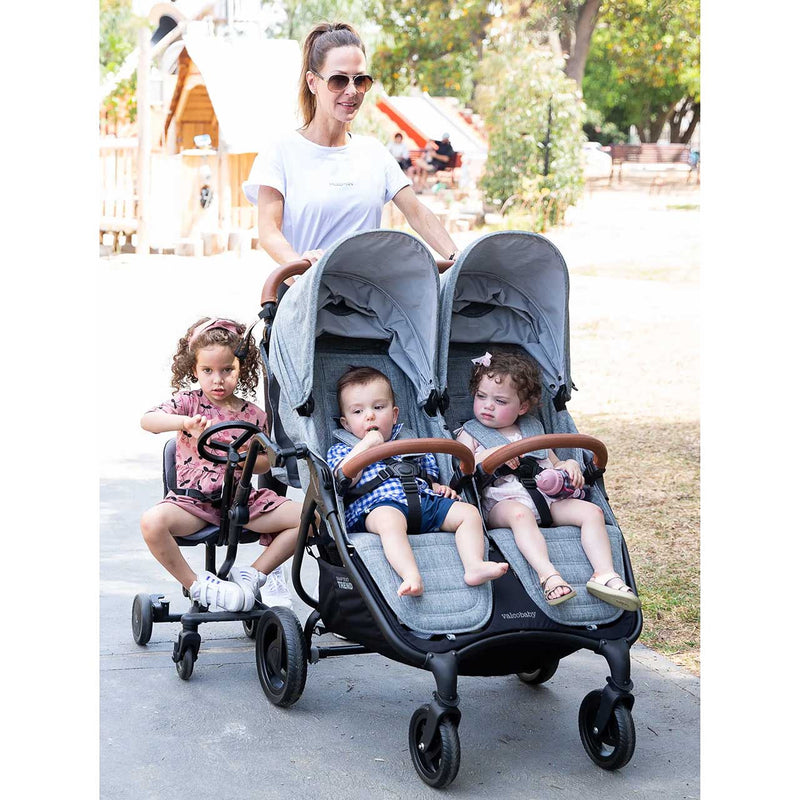 Valco Co Rider Extra Stroller Clamp Ride Ons in Black- Strolleria