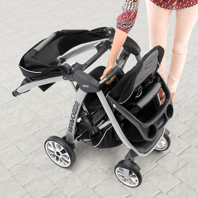 Chicco BravoFor2 Standing/Sitting Double Stroller - Iron