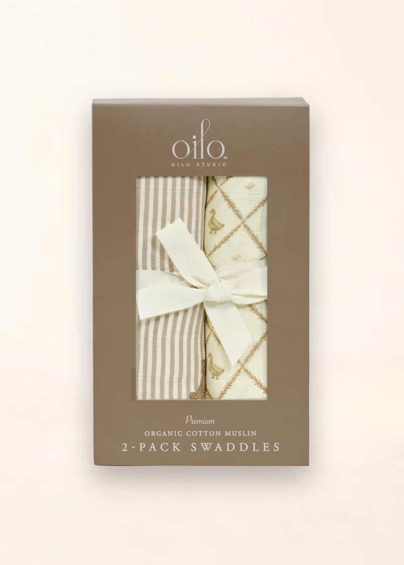 Oilo 2-Pack Swaddle- Strolleria