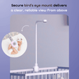 Hubble Connected SkyVision AI with Adjustable Crib Mount - Bambi Baby