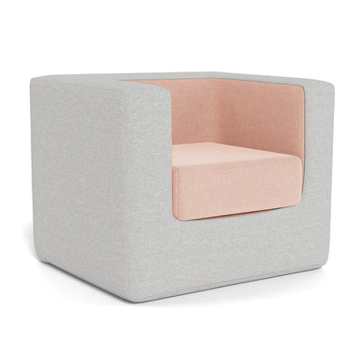 Monte Cubino Kids Chair Fog Grey / Petal Pink