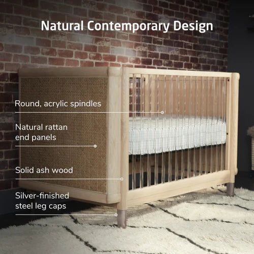 Maxi Cosi Brisa 4-in-1 Convertible Crib with Toddler Bed/Daybed Conversion Kit- Strolleria