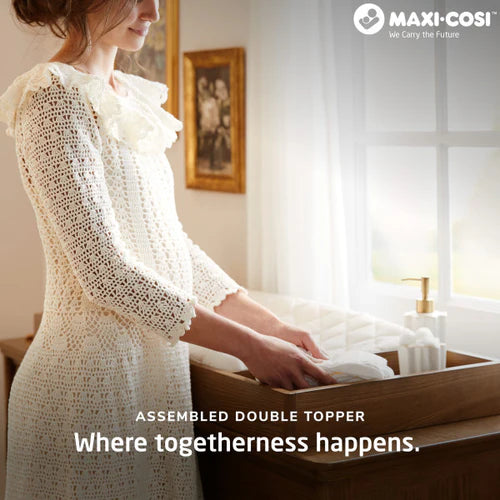 Maxi Cosi Quiet Luxury Assembled Double Topper - Dolce Oak Stain