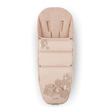 CYBEX Footmuff - Simply Flowers - Nude beige