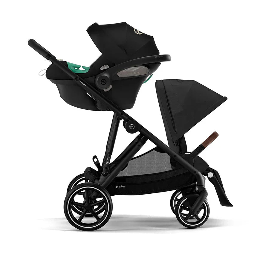 CYBEX Gazelle S Stroller + Cot Bundle - Moon Black- Strolleria