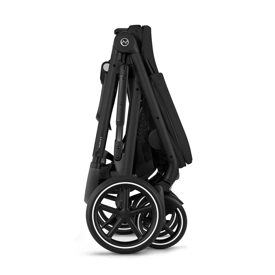CYBEX Gazelle S Stroller + Cot Bundle - Moon Black- Strolleria