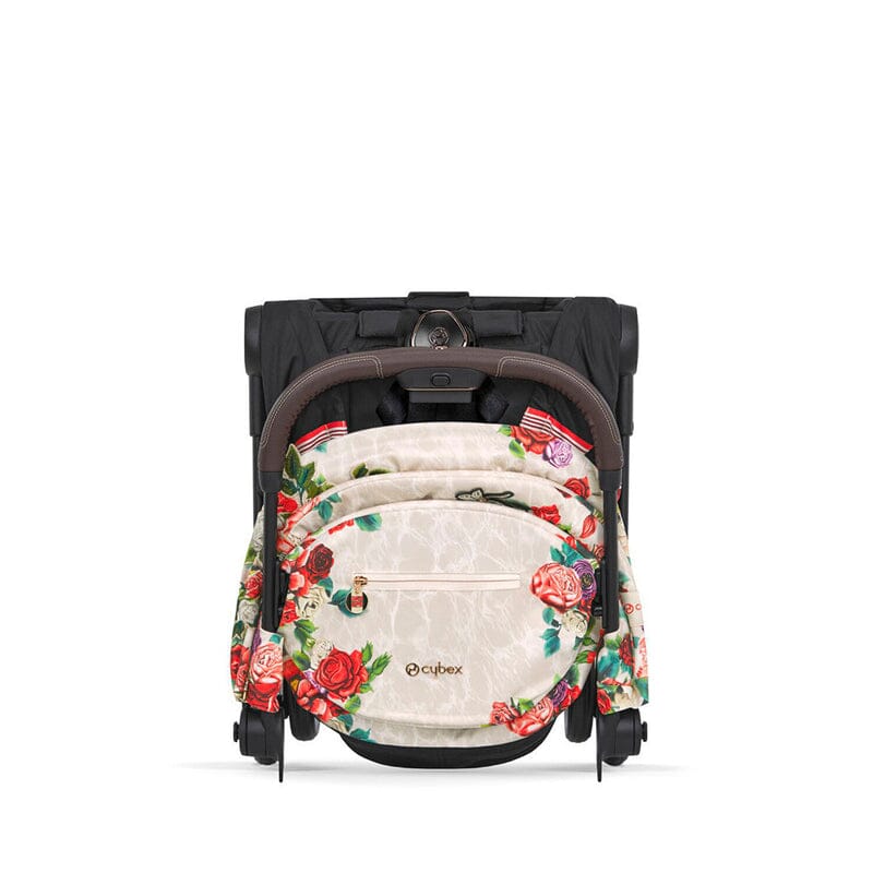 CYBEX COYA Compact & Light Travel Stroller - Spring Blossom - Light Beige- Strolleria