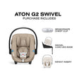 CYBEX Aton G2 Swivel Infant Car Seat with Load Leg Base - Bambi Baby