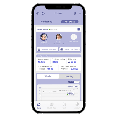 Hubble Connected Grow+ Baby Scale