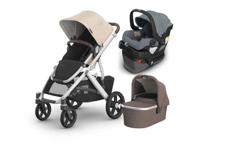 UPPAbaby Vista V3 From Birth Complete Travel System (Stroller + Mesa V3 Infant Car Seat + Bassinet V3)