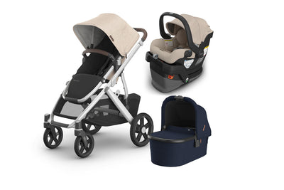 UPPAbaby Vista V3 From Birth Complete Travel System (Stroller + Mesa V3 Infant Car Seat + Bassinet V3)