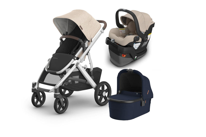 UPPAbaby Vista V3 From Birth Complete Travel System (Stroller + Mesa V3 Infant Car Seat + Bassinet V3)
