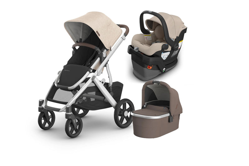 UPPAbaby Vista V3 From Birth Complete Travel System (Stroller + Mesa V3 Infant Car Seat + Bassinet V3)