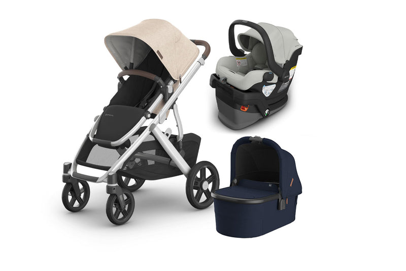 UPPAbaby Vista V3 From Birth Complete Travel System (Stroller + Mesa V3 Infant Car Seat + Bassinet V3)