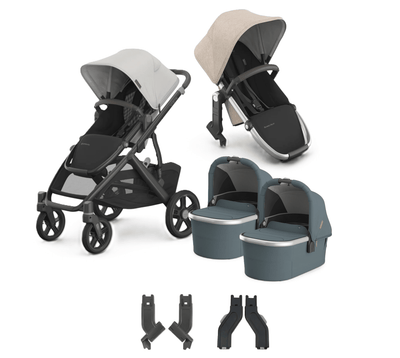 UPPAbaby Vista V3 + Bassinets Twin Bundle