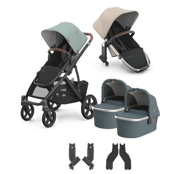 UPPAbaby Vista V3 + Bassinets Twin Bundle