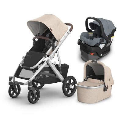 UPPAbaby Vista V3 From Birth Complete Travel System (Stroller + Mesa V3 Infant Car Seat + Bassinet V3)