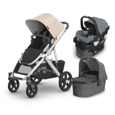 UPPAbaby Vista V3 From Birth Complete Travel System (Stroller + Mesa V3 Infant Car Seat + Bassinet V3)