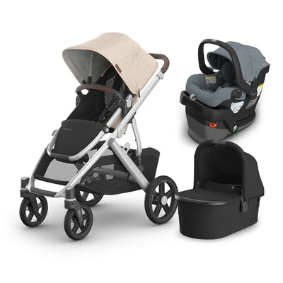 UPPAbaby Vista V3 From Birth Complete Travel System (Stroller + Mesa V3 Infant Car Seat + Bassinet V3)