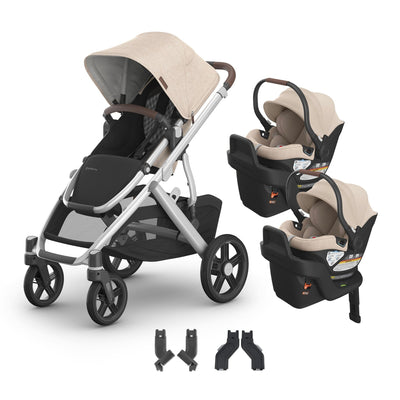 UPPAbaby Vista V3 + Aria Twin Travel System