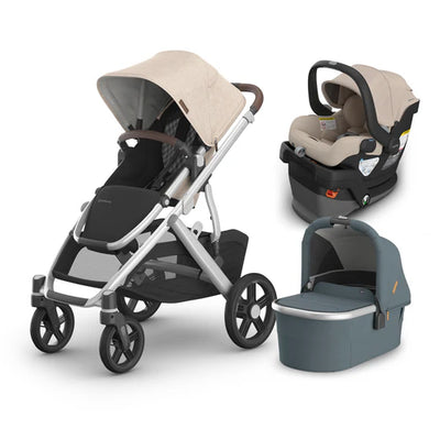 UPPAbaby Vista V3 From Birth Complete Travel System (Stroller + Mesa V3 Infant Car Seat + Bassinet V3)