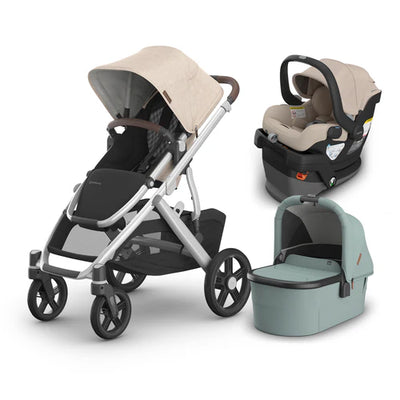 UPPAbaby Vista V3 From Birth Complete Travel System (Stroller + Mesa V3 Infant Car Seat + Bassinet V3)