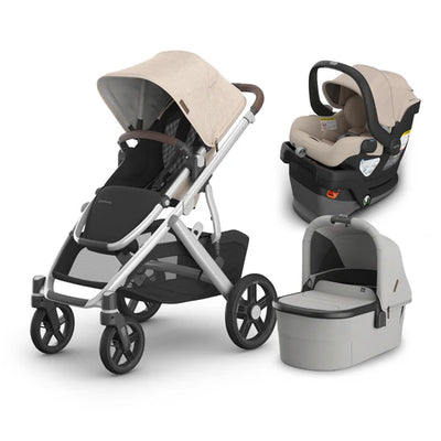 UPPAbaby Vista V3 From Birth Complete Travel System (Stroller + Mesa V3 Infant Car Seat + Bassinet V3)