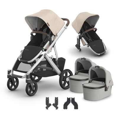 UPPAbaby Vista V3 + Bassinets Twin Bundle