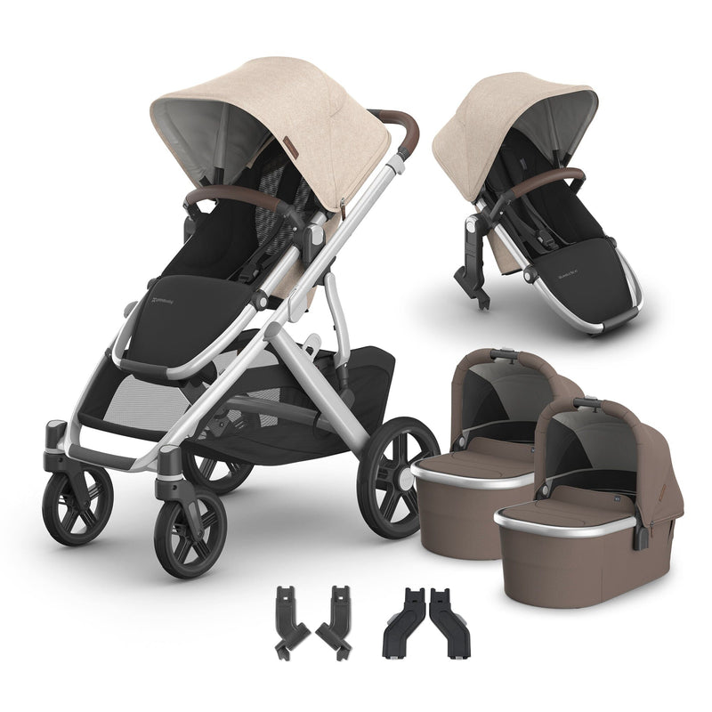 UPPAbaby Vista V3 + Bassinets Twin Bundle