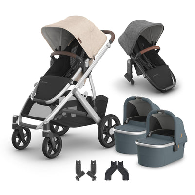 UPPAbaby Vista V3 + Bassinets Twin Bundle