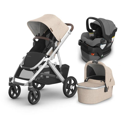 UPPAbaby Vista V3 From Birth Complete Travel System (Stroller + Mesa V3 Infant Car Seat + Bassinet V3)