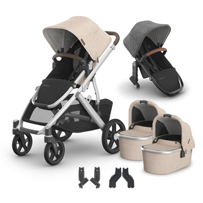 UPPAbaby Vista V3 + Bassinets Twin Bundle