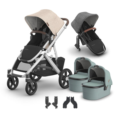 UPPAbaby Vista V3 + Bassinets Twin Bundle