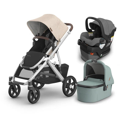 UPPAbaby Vista V3 From Birth Complete Travel System (Stroller + Mesa V3 Infant Car Seat + Bassinet V3)