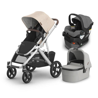 UPPAbaby Vista V3 From Birth Complete Travel System (Stroller + Mesa V3 Infant Car Seat + Bassinet V3)