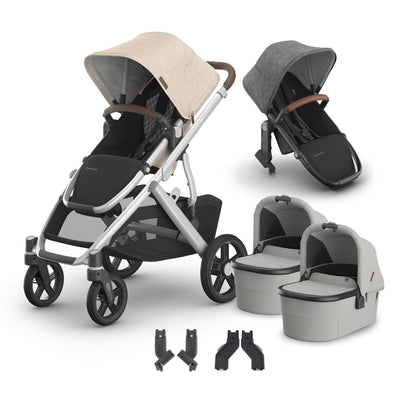 UPPAbaby Vista V3 + Bassinets Twin Bundle