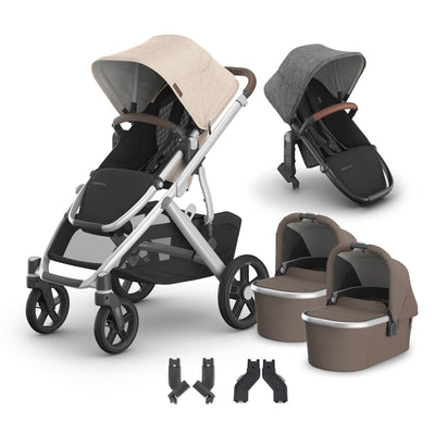 UPPAbaby Vista V3 + Bassinets Twin Bundle