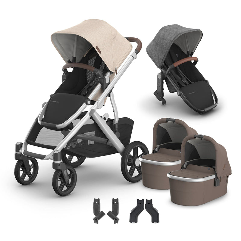UPPAbaby Vista V3 + Bassinets Twin Bundle