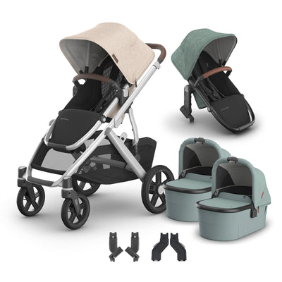 UPPAbaby Vista V3 + Bassinets Twin Bundle