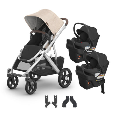 UPPAbaby Vista V3 + Aria Twin Travel System