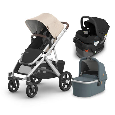 UPPAbaby Vista V3 From Birth Complete Travel System (Stroller + Mesa V3 Infant Car Seat + Bassinet V3)