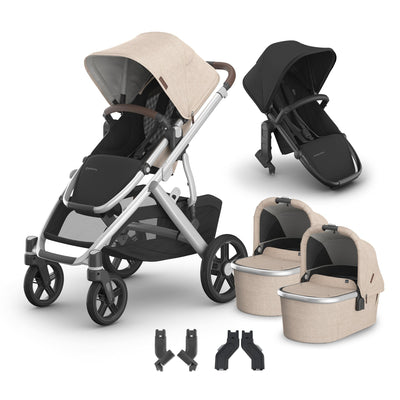 UPPAbaby Vista V3 + Bassinets Twin Bundle